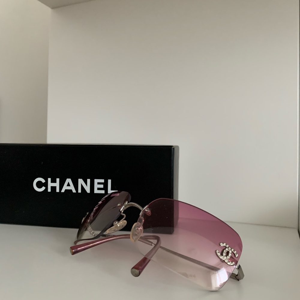 Vintage Chanel Rimless Sunglasses